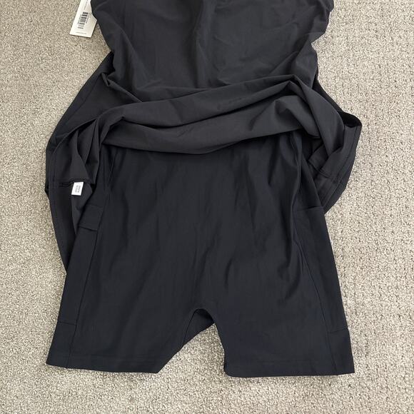 Outdoor Voices Sz M Black The Exercise Dress Racerback Athletic Shorts Yoga NWT - Picture 9 of 11